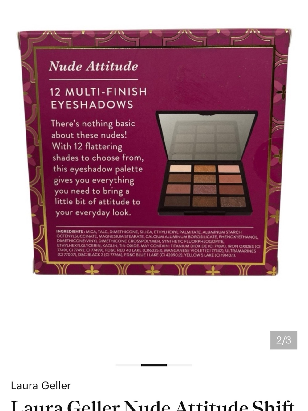 Laura Geller You Choose Yours Eyeshadow, Lip Oil or Multi Eye/Lip/Cheek Palette - Picture 4 of 6